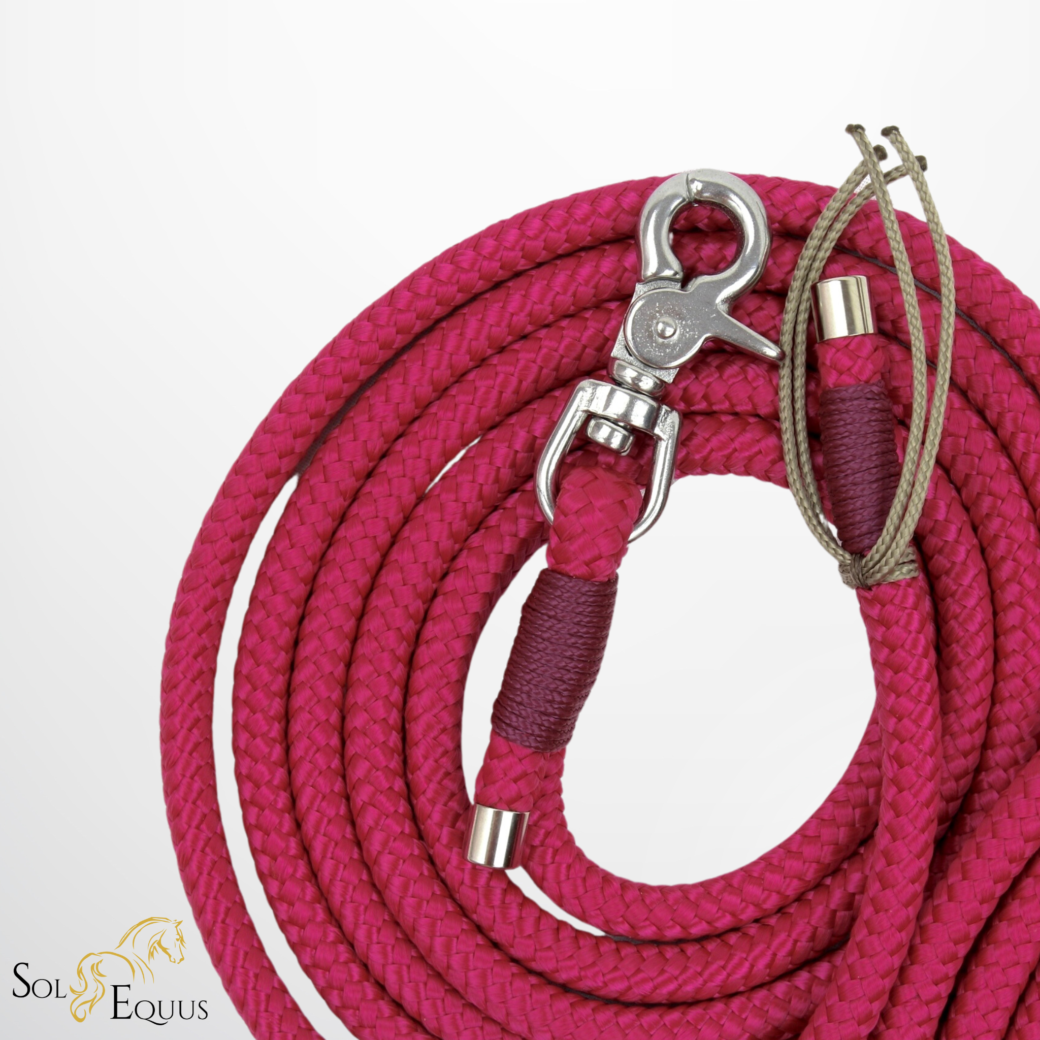 Westernzügel Split Reins "Cranberry" (8597510422860)