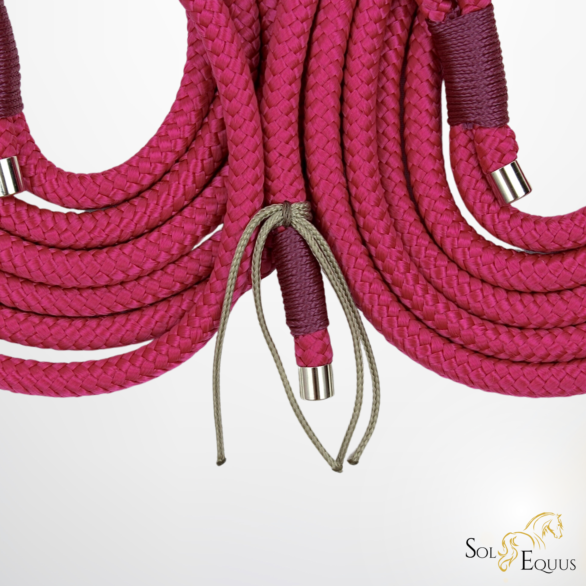 Westernzügel Split Reins "Cranberry" (8597510422860)